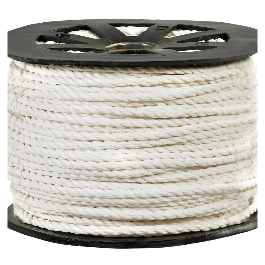 3/8 in x 600 ft 2450 lb White Polypropylene Rope 1/Case TWR107