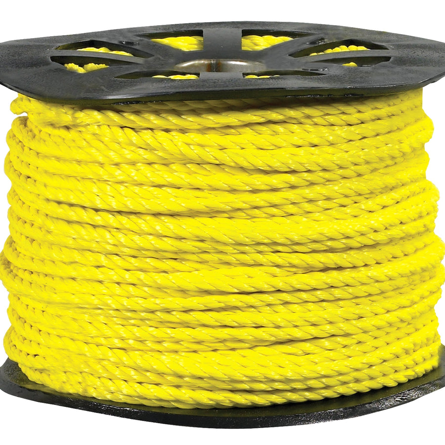 1/2 in x 600 ft 3800 lb Yellow Industrial Grade Polypropylene Rope TWR108