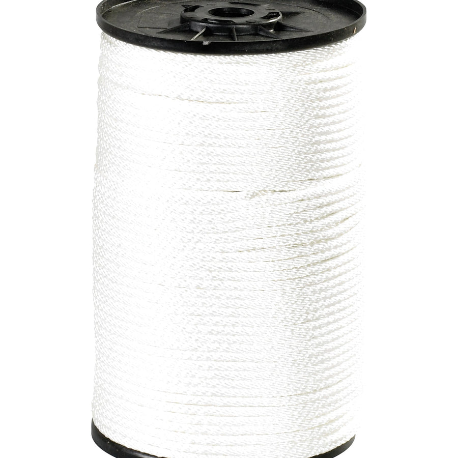 3/8 in x 500 ft 2300 lb White Industrial Grade Nylon Rope TWR121