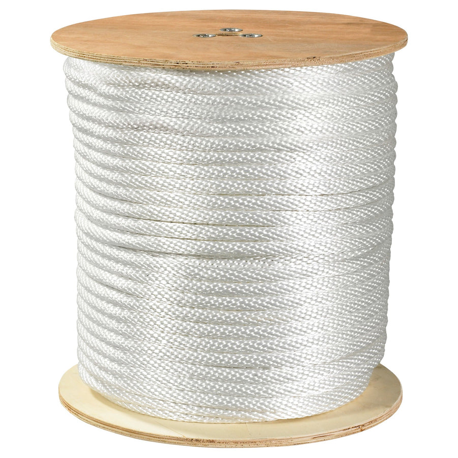 1/2 in x 500 ft 3900 lb White Heavy-Duty Braided Nylon Rope TWR122