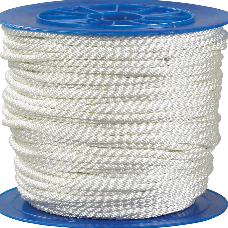 3/8 in x 600 ft 3240 lb White Nylon Rope 1/Case TWR125