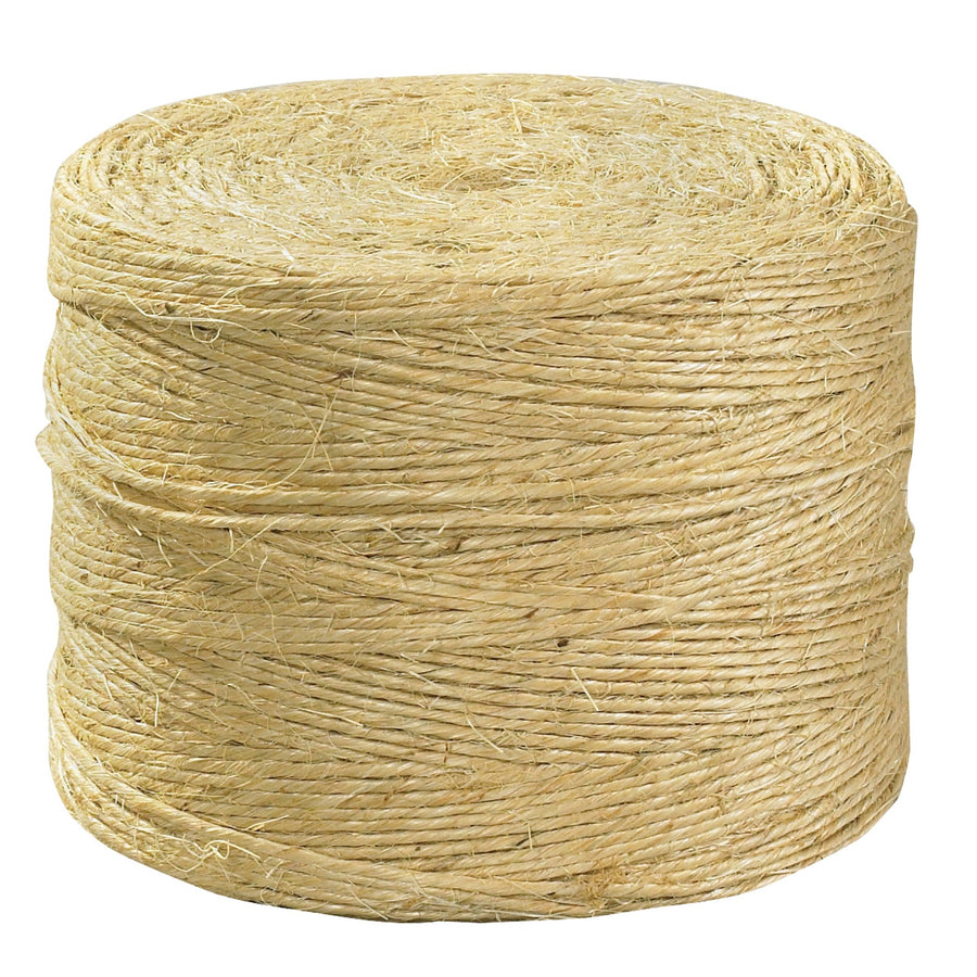 3000 ft 190 lb Natural Sisal Tying Twine 1/Case TWS300