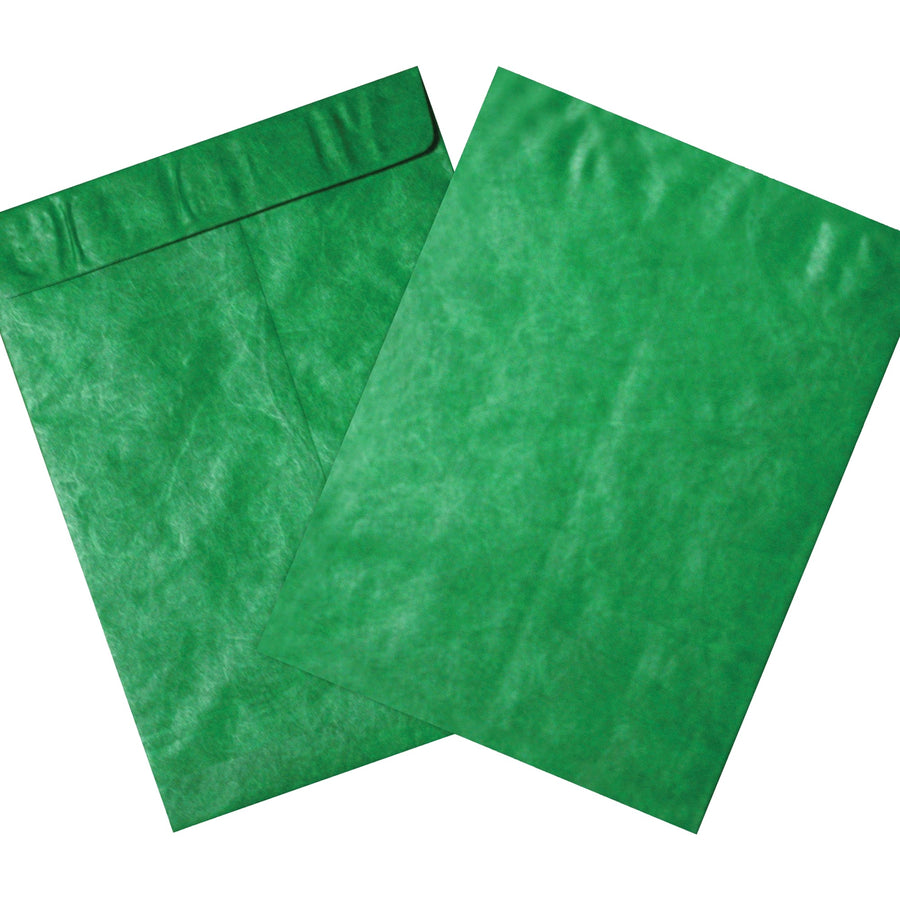 10x13 Green Self-Seal Tyvek Envelopes 100/Case TYC1013G - alias listing