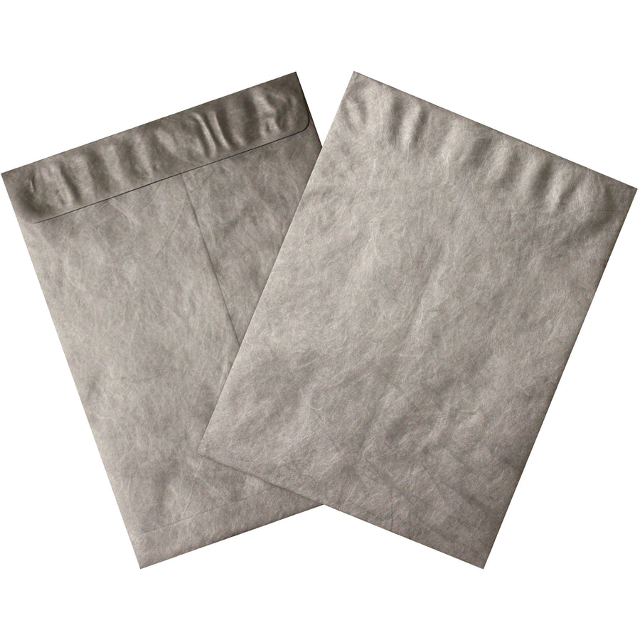 10 x 13" Silver Tyvek® Self-Seal Envelopes - Tear Resistant, Case of 100
