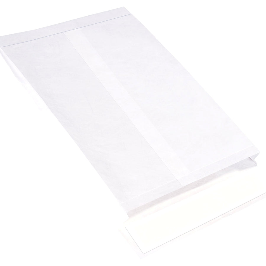 13x10x1.5 White Self-Seal Expandable Tyvek Envelopes 100/Case TYE10131WE - alias listing
