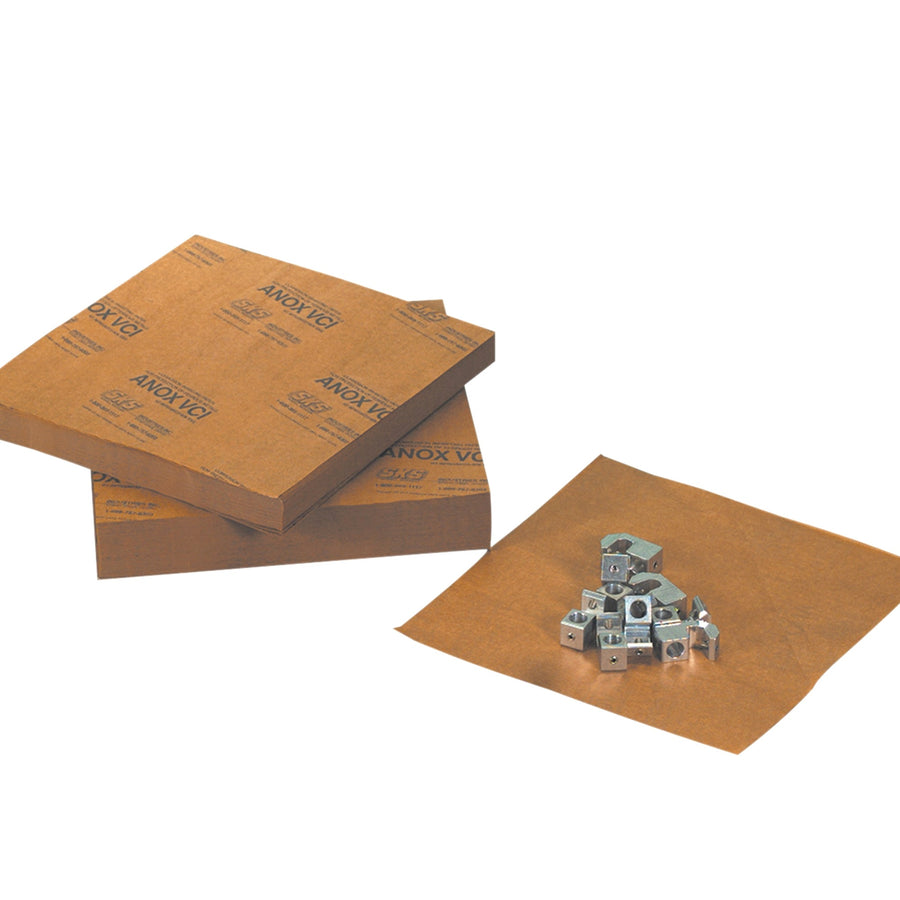 9x12 30 lb VCI Paper Sheets for Ferrous Metal Rust Protection Kraft 1000/Case VCIS912