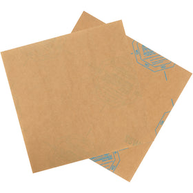Protect ferrous metal parts from rust and corrosion with chemically treated VCI paper sheets. Each 9x9" sheet continuously vaporizes to create a protective environment against oxidation. Case of 1,000 sheets delivers reliable, cost-effective coverage for industrial packaging and shipping.
