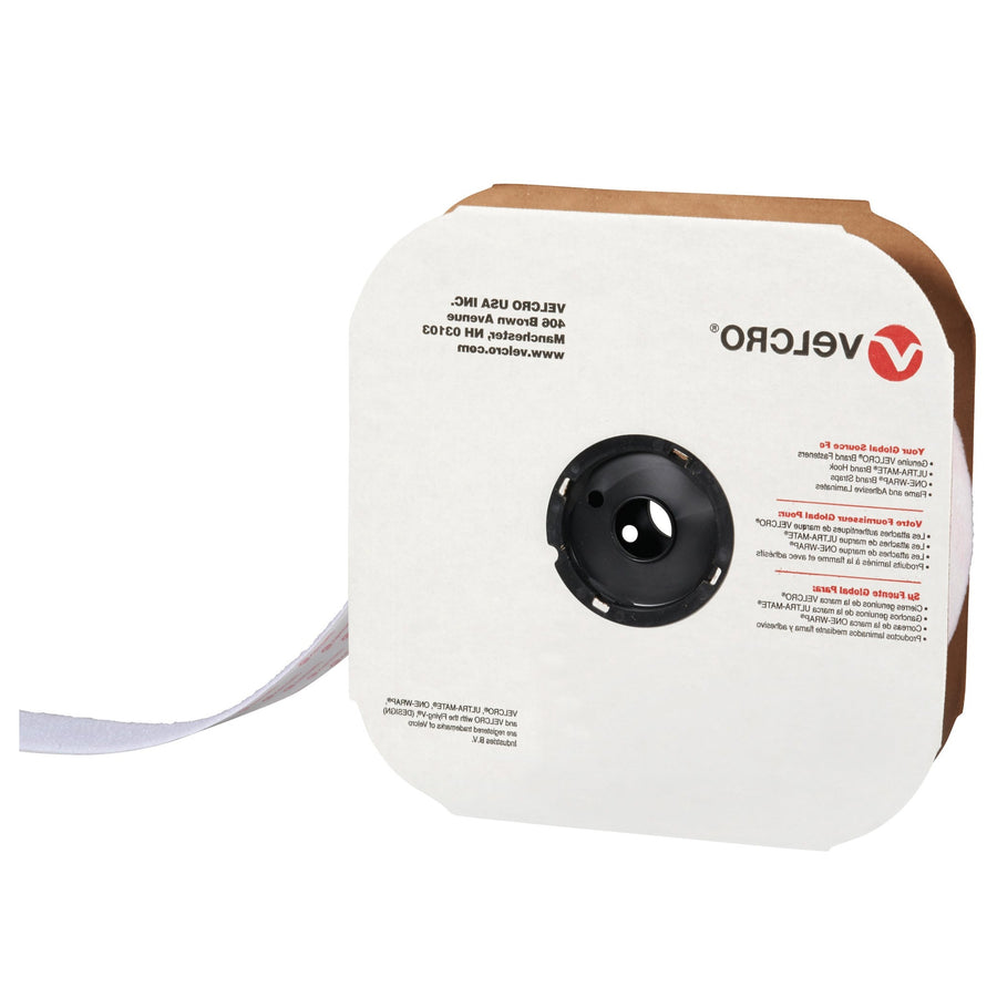 4 in x 75 ft White Nylon Loop VELCRO Brand Tape 1/Case VEL165