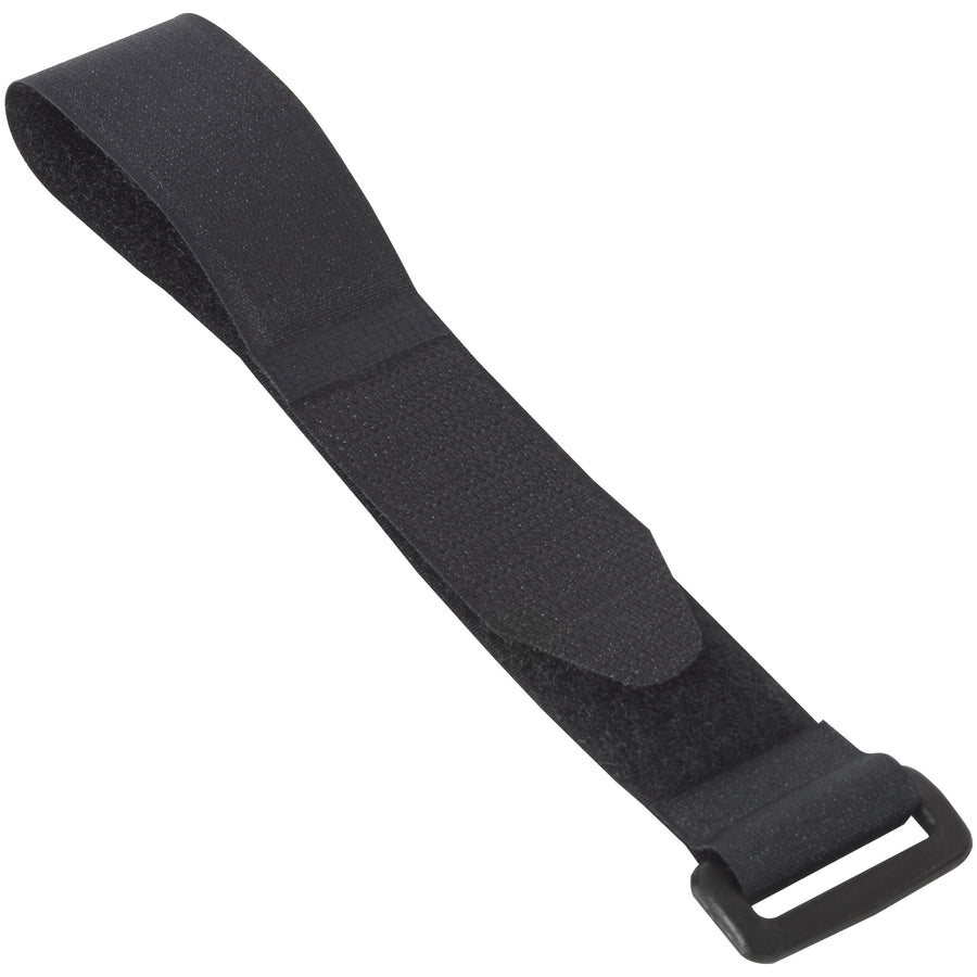 Industrial-grade 12" black nylon cinch straps with superior VELCRO Brand hook and loop fastening power. Reusable and adjustable for cables, hoses, and bundles. Ships as a case of 25–the cost-efficient choice for facility maintenance and equipment management.