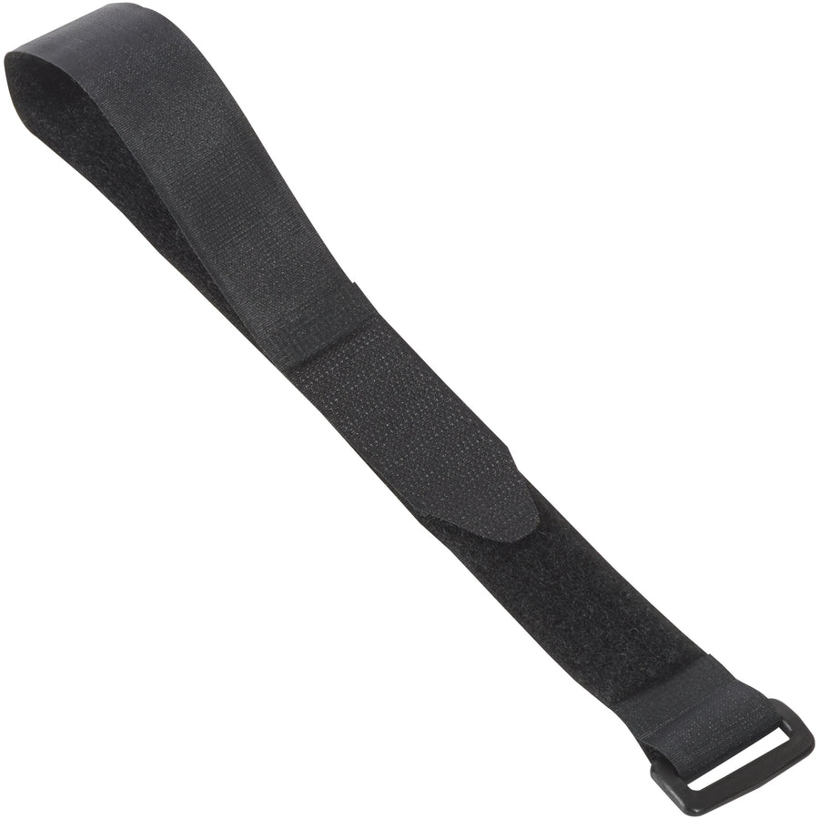 Industrial-grade 18" black nylon VELCRO Brand cinch straps deliver superior holding power for bundling cables, tubes, and hoses in manufacturing and warehouse operations. Adjustable, reusable hook and loop design cuts fastening costs and eliminates single-use waste. Sold as a case of 25 straps.