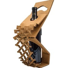 Hexpand 1 Bottle Corrugated Wine Shipper Insert WBS101