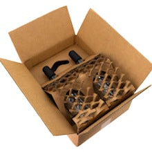 Hexpand 2 Bottle Corrugated Wine Shipper Kit WBS202