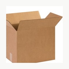 15.12x4.62x14 Corrugated Boxes for 2 Hexpand 3 Bottle Shipper Inserts
