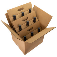 Hexpand 9 Bottle Corrugated Wine Shipper Kit