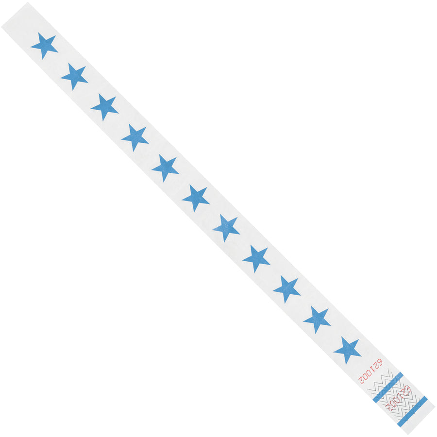 Industrial-grade blue Tyvek wristbands deliver waterproof, tear-resistant ID solutions for events and crowd control. These 3/4" x 10" spunbonded olefin bands are breathable, lightweight, and sequentially numbered for easy tracking. Sold by the case of 500 units.
