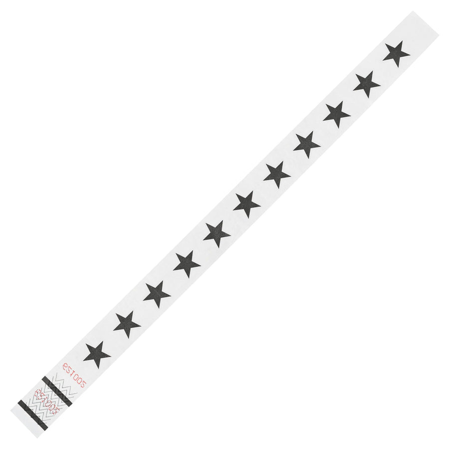 3/4 x 10 in White Tyvek Wristbands 500/Case WR104WH