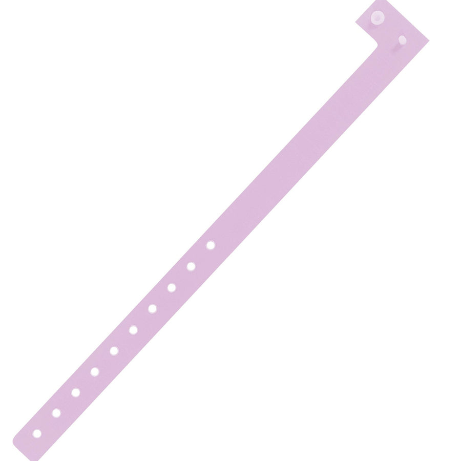 3/4 x 10 in Lavender Plastic Wristbands 500/Case WR121LV