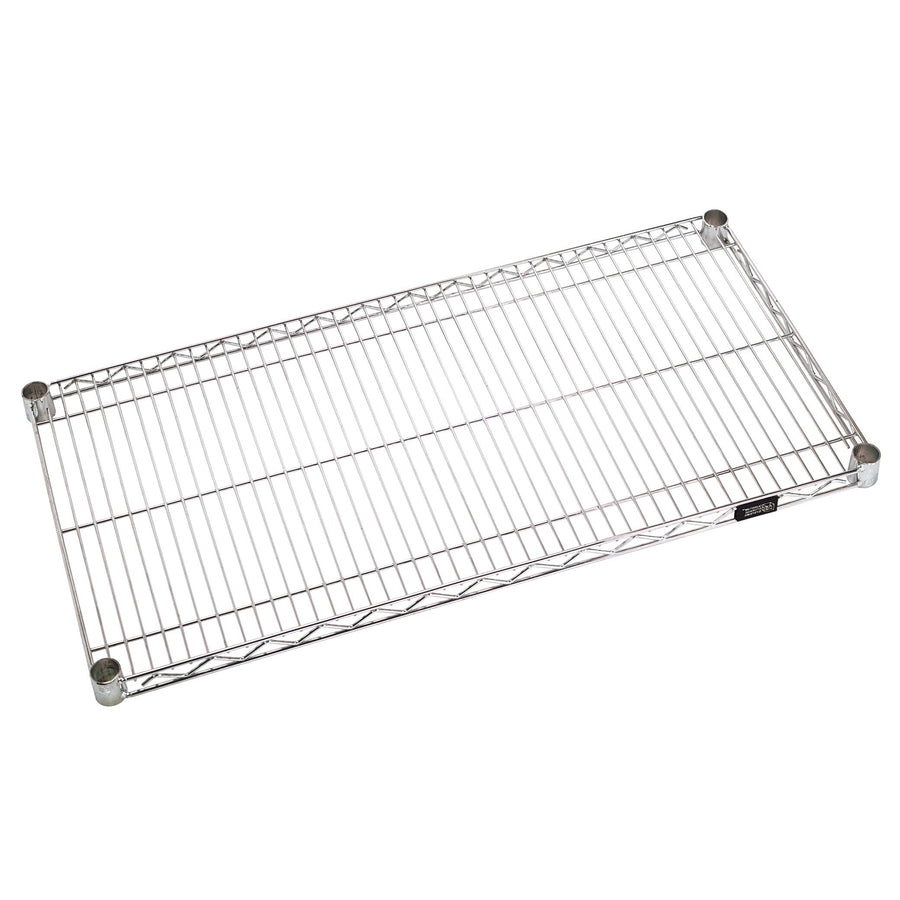 60x24 650 lb Chrome Wire Shelf Carbon Steel 1/Case WS6024