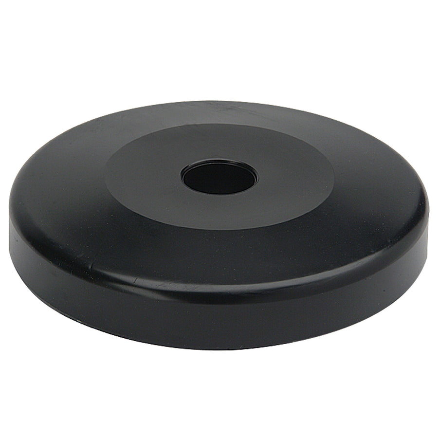 Protect your facility walls and equipment with these 3" diameter rubber donut bumpers designed for swivel casters. Non-marking black rubber construction absorbs impact and prevents costly damage. Sold as a case of 4 units for complete wire shelving unit protection.