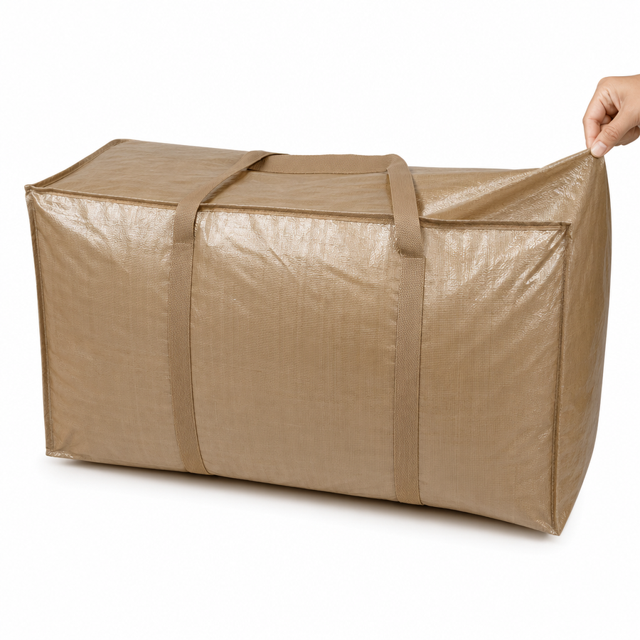 Heavy Duty Woven Polypropylene Moving Bag 29"x12"x14" - 50 lb Capacity, 6 Pack — image 1