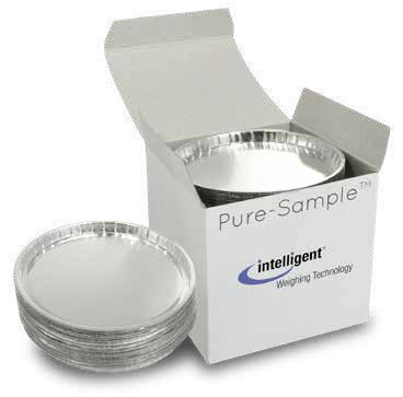 Intelligent Weighing Technology Moisture Sample Pans & Pads series illustration; configuration varies by model