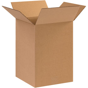 10x10x14" ECT-32 Kraft Corrugated Boxes - 25-Pack Bundle
