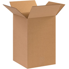 10x10x16" ECT-32 Kraft Corrugated Shipping Boxes - Bundle of 25