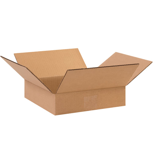 10x10x2 ECT-32 Kraft Corrugated Boxes - Flat Pack of 25