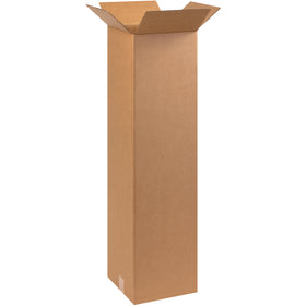 10x10x40 ECT-32 Kraft Corrugated Boxes - Tall Shipping, Bundle of 25