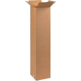 10x10x48 ECT-32 Kraft Corrugated Boxes - Bundle of 20