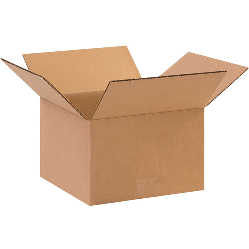 Standard-strength ECT-32 kraft corrugated boxes sized 10