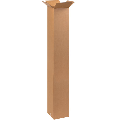 10x10x60 ECT-32 Kraft Corrugated Boxes - Bundle of 15