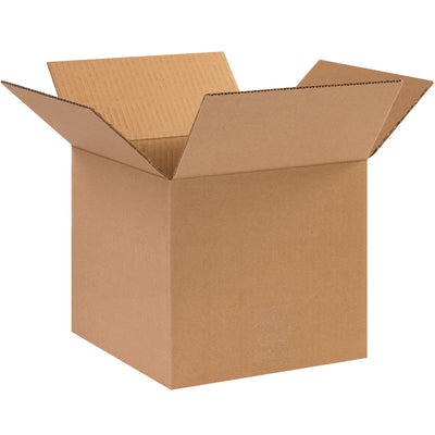 10x10x9" ECT-32 Kraft Corrugated Boxes, 25-Pack