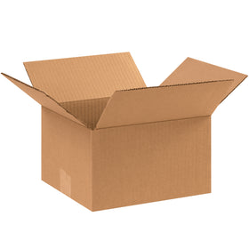 ECT-32 kraft corrugated boxes in 10"  9"  6" dimensions deliver reliable single-wall strength for mid-range shipments and storage. Sold as a bundle of 25 cartons, these brown cardboard boxes provide cost-effective protection with predictable stacking performance. Fully recyclable and built for warehouse efficiency.