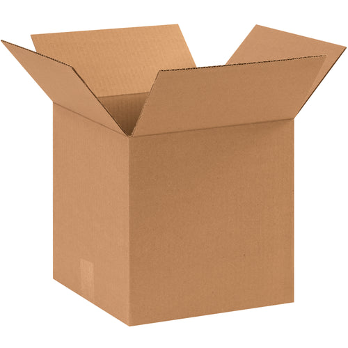 ECT-32 kraft corrugated cube boxes in the popular 11x11x11 size‚designed for shipping round, cylindrical, and odd-shaped products with reliable protection. Sold flat and bundled in quantities of 25 for maximum freight efficiency and volume savings for your warehouse operation.