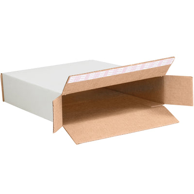 11 1/8 x 2 x 8 3/4" ECT-32 Self-Seal Side Loading Box - Bundle of 25