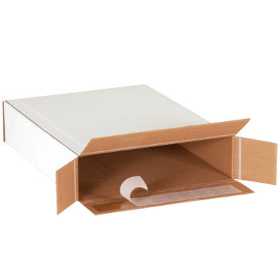 11.25x3x15.125 White Self-Seal Corrugated Box - ECT-32, Bundle of 25