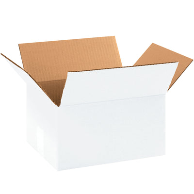 11.25x8.75x6 ECT-32 White Corrugated Shipping Boxes - 25 Pack
