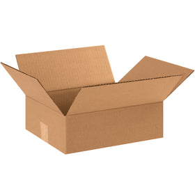 ECT-32 kraft corrugated boxes in 12x10x4 dimensions deliver reliable protection for shallow products while minimizing dimensional weight charges. Ships flat in bundles of 25–reduce storage footprint and freight costs without compromise. Perfect for apparel, books, picture frames, and artwork.