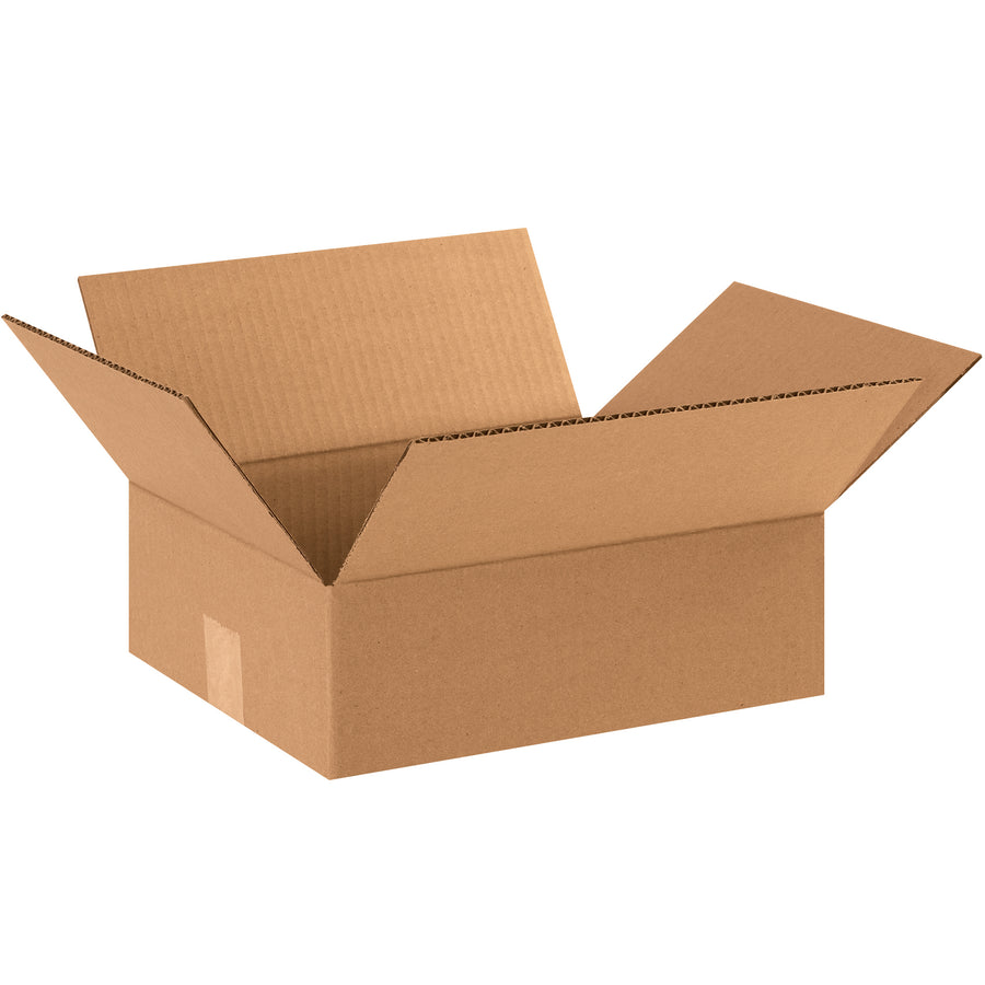 ECT-32 kraft corrugated boxes in 12x10x4 dimensions deliver reliable protection for shallow products while minimizing dimensional weight charges. Ships flat in bundles of 25‚reduce storage footprint and freight costs without compromise. Perfect for apparel, books, picture frames, and artwork.