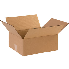 Optimize your fulfillment operation with these 12x10x5 ECT-32 kraft corrugated boxes–specifically engineered for shallow-depth products that don't require deep cartons. Each bundle of 25 ships flat, saving valuable warehouse space and freight costs. Perfect for apparel, books, picture frames, and artwork.