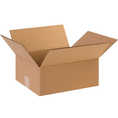 Optimize your fulfillment operation with these 12x10x5 ECT-32 kraft corrugated boxes–specifically engineered for shallow-depth products that don't require deep cartons. Each bundle of 25 ships flat, saving valuable warehouse space and freight costs. Perfect for apparel, books, picture frames, and artwork.