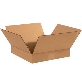 Maximize efficiency with 12x12x2 ECT-32 kraft corrugated boxes–ideal for shallow products like apparel, books, and artwork. Bundle of 25 ships flat to cut storage footprint and reduce freight expense. ECT-32 single-wall construction delivers reliable protection at competitive cost.