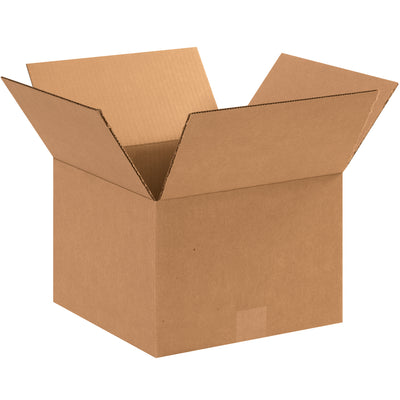 ECT-32 single wall kraft corrugated boxes designed for reliable mid-weight shipping and storage. 12" x 12" x 8" dimensions optimize pallet efficiency and freight costs. Bundle of 25 boxes–recyclable kraft material built for industrial performance.