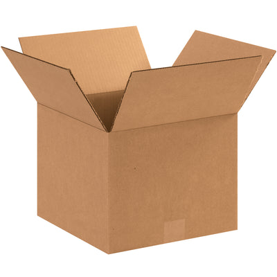 ECT-32 kraft corrugated boxes sized 12"  12"  9" deliver reliable mid-weight shipping performance for industrial fulfillment operations. Each bundle contains 25 boxes, offering volume savings and consistent stacking strength for warehouse efficiency. Manufactured from recyclable kraft material–the trusted choice for cost-conscious logistics.