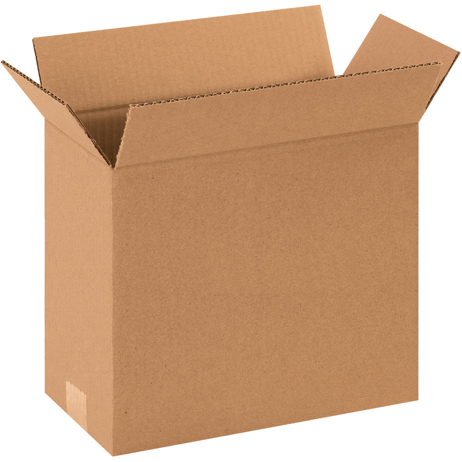 Heavy-duty ECT-32 kraft corrugated shipping boxes sized 12" x 6" x 8" for efficient packing and protection. Sold as a bundle of 25 cartons. Ideal for warehouses and fulfillment centers seeking reliable, cost-effective packaging that maximizes freight efficiency without compromising product safety.
