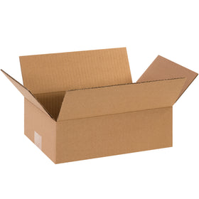 These 12"  8"  4" ECT-32 kraft corrugated boxes deliver reliable protection for shallow products while maximizing freight efficiency. Sold as a bundle of 25 and ship flat to save valuable warehouse space and reduce logistics costs. Perfect for apparel, books, frames, artwork, and mirrors.