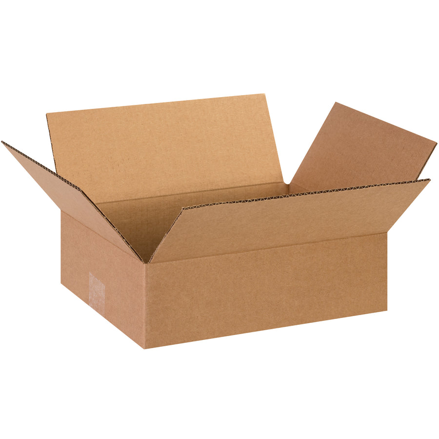 Optimize your fulfillment with these 13x10x4" ECT-32 kraft corrugated shipping boxes‚perfectly sized for shallow products like apparel, books, and artwork. Ships flat to maximize storage efficiency and reduce freight costs. Bundle of 25.