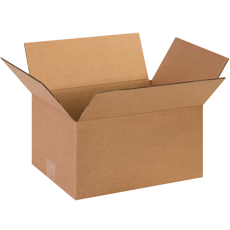 Heavy-duty ECT-32 kraft corrugated boxes sized 13x10x7 inches–engineered for mid-weight industrial shipments and warehouse storage. Single wall construction delivers reliable protection while maximizing freight efficiency. Sold in convenient bundles of 25 with superior stacking performance.