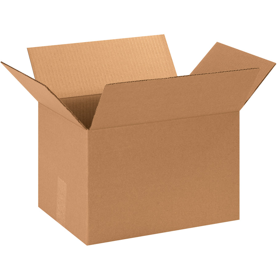 Industrial-strength ECT-32 kraft corrugated boxes in standard 13.75x10.25x9.125" dimensions–ideal for mid-size product shipments. Single-wall construction delivers reliable stacking performance and freight efficiency. Sold as bundles of 25 for maximum volume savings.